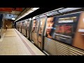 4K Bucharest Metro BOMBARDIER Train Helsinki At Piața Iancului Station On M1 Line