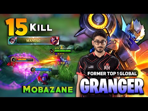MANIAC! Mobazane Granger Hyper Build [ Former Top 1 Global Granger ] By Mobazane - Mobile Legends