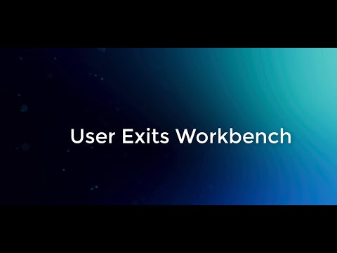 User Exits Workbench