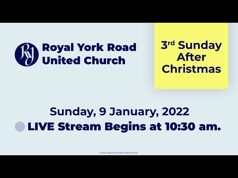 Sunday Worship, 9 January 2022, 10:30 am.