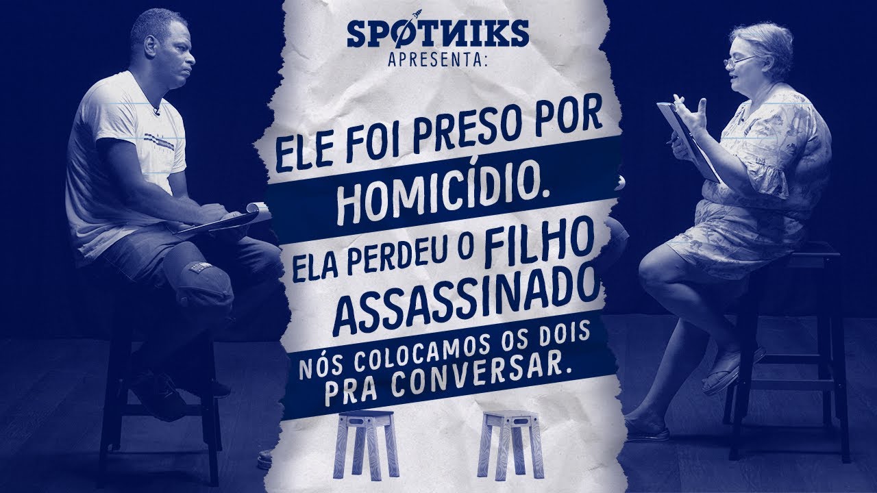 Ele foi preso por HOMICÍDIO. Ela perdeu o filho ASSASSINADO. Nós colocamos os dois pra conversar.