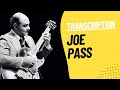 Joe Pass - Bluesology - Jazz Guitar Transcription