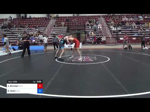 77 Kg Rr Rnd 4 - Jared Stricker, Wisconsin Vs Dylan Kohn, Edinboro Regional Training Center 6738