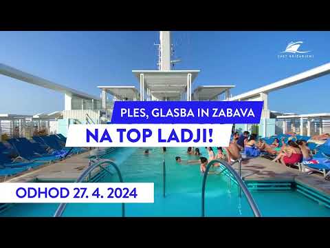 [Ekskluzivno] Plesna zvezda, slovenski talent in vi na križarjenju po zahodnem Sredozemlju