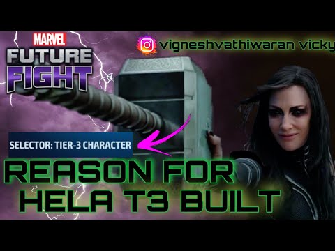 T3 selector | REASON FOR HELA BUILT | FUTURE UPDATE| MARVEL FUTURE FIGHT | BLACKBOARD | Tamil