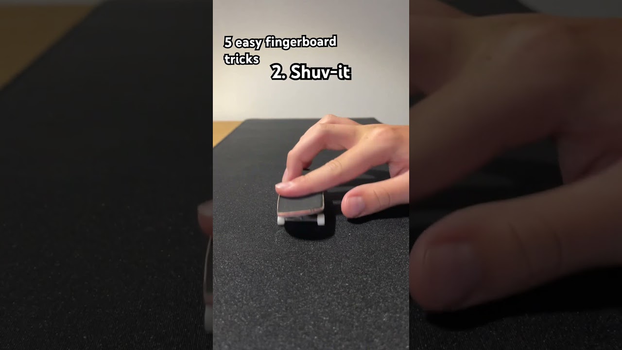 5 easy fingerboard tricks #fingerboardtricks #fingerboard #fingerboard #skateboard #techdeck