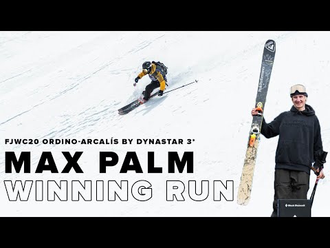 Winning Run U-18 SKI MEN Max Palm (SWE) - 2020 Freeride Junior Tour Ordino-Arcalís by Dynastar 3*
