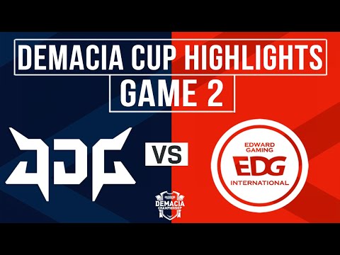 JDG vs EDG Highlights Game 2 | Demacia Cup 2025 | JD Gaming vs EDward Gaming