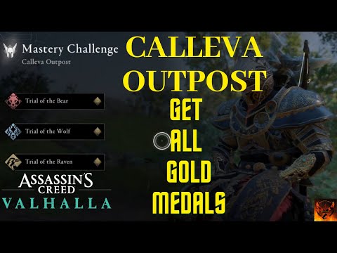 Calleva Outpost All Gold Medals Guide Mastery Challenge Assassin's Creed® Valhalla