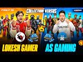 Lokesh Gamer Vs As Gaming Rare Bundle Collection Versus [ Who Will Win ] Garena Free Fire