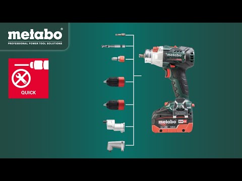 Metabo quick system: Quick and efficient working.