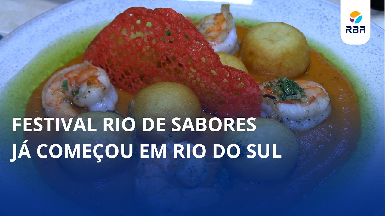 Festival Rio de Sabores já começou em Rio do Sul