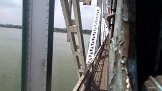 preview picture of video 'KING OF SER COROMANDAL EXPRESS ONBOARD: CROSSING KRISHNA RIVER BRIDGE'