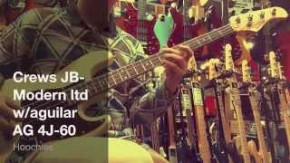 Video thumbnail for Crews Maniac Sound JB-Modern LTD w/aguilar AG 4J-60 by 楽器好きにはたまらない! フーチーズ 渋谷店 / Guitar Shop Hoochie's