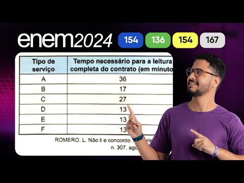 Question 154 - Blue Booklet | Statistics | MATHEMATICS ENEM 2024