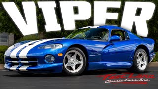 Video Thumbnail for 1996 Dodge Viper GTS