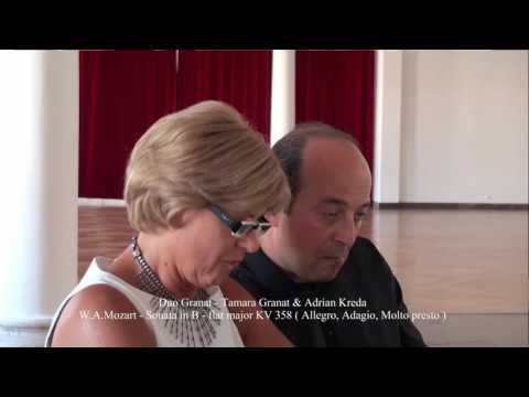 Duo Granat Plays Mozart - Sonata for 4 hands in B flat major KV 358