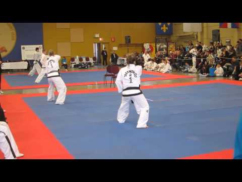 Yoo-Sin - Eastern Canadian TKD Championship 2013 - Womens 3rd dan patterns