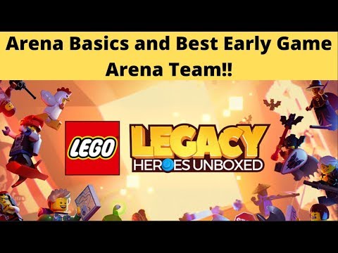 Arena Basics & Best Team so far! | Lego Legacy Heroes Unboxed
