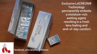 1day Acuvue Moist contact lenses review
