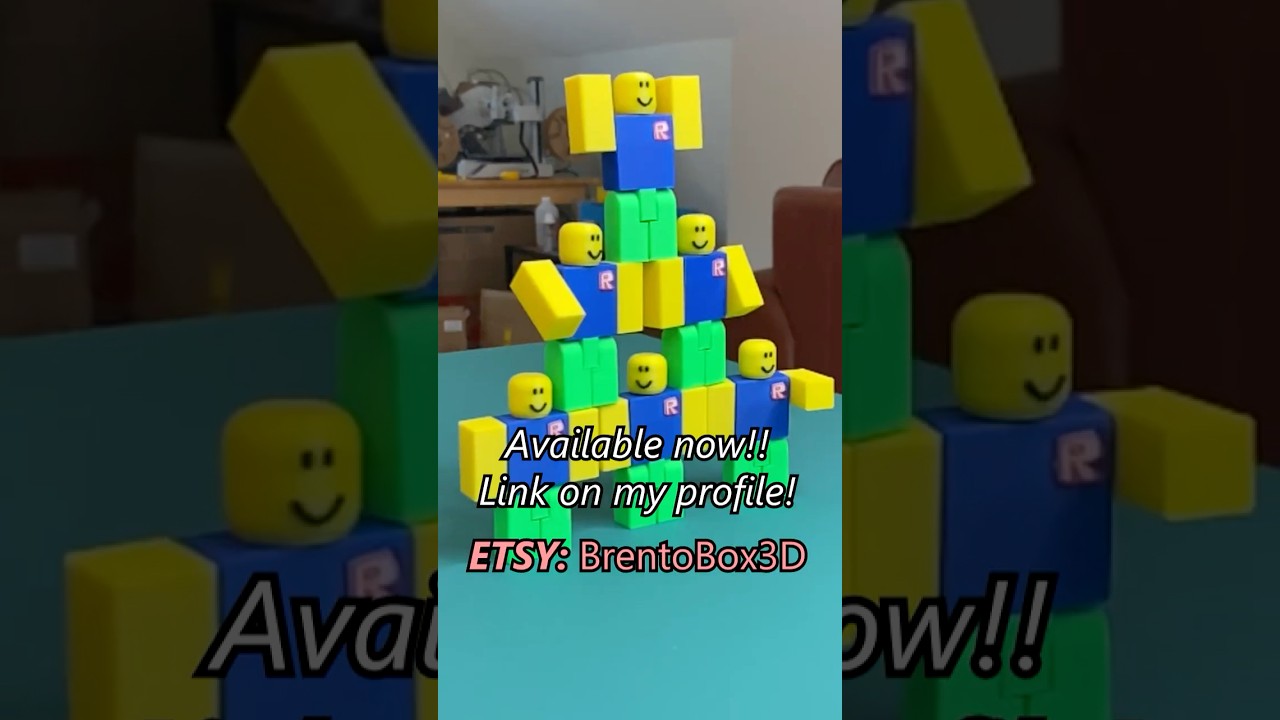 Roblox NOOB Magnet Toy #roblox #noob #3dprinting #robloxshorts