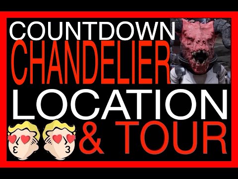 COUNTDOWN CHANDELIER TOUR & LOCATION FO76 Does it countdown or do anything animations?