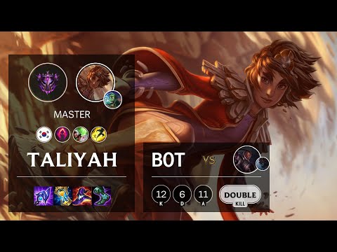 Taliyah Bot vs Lucian - KR Master Patch 11.19