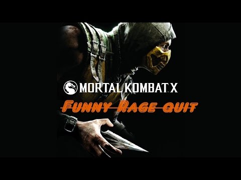 Mortal Kombat X-FUNNY RAGE QUIT