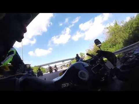 Multi-bike crash at RoC 2016