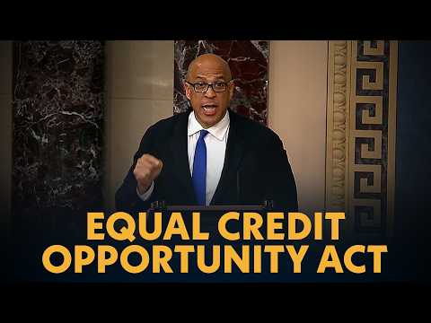 Booker BLASTS Trump Dismantling of Equal Credit Opportunity Act