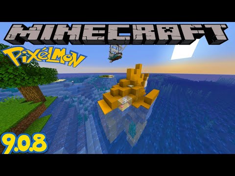 *NEW* PIXELMON MOD BOATS UPDATE - MINECRAFT 1.16.5 (MOD SHOWCASE) REFORGED VERSION 9.0.8