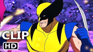 X-MEN 97 X-Men Fight the Sentinels Scene (2024)