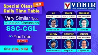 2nd DECEMBER || CHEMISTRY || SSC -CGL MEMORY BASED QUESTION DISCUSSION BY VANIK BEST FACULTY #vanik