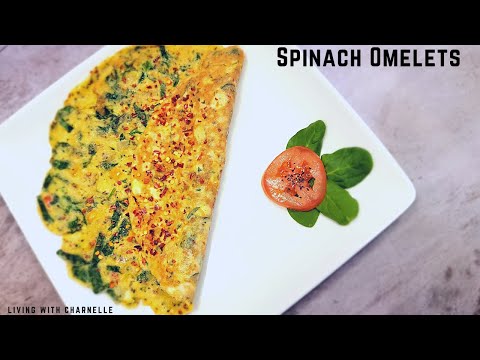 How To Make Spinach Omelet| Spinach Eggs Easy Recipe