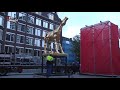 Gouden Kalf geplaatst op Neude [RTV Utrecht]