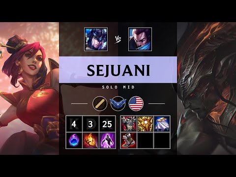 Sejuani Mid vs Yasuo - NA Diamond Patch 25.18