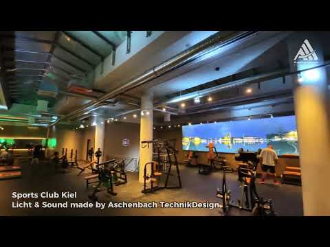 Licht & Sound made by Aschenbach TechnikDesign im Sports Club Kiel