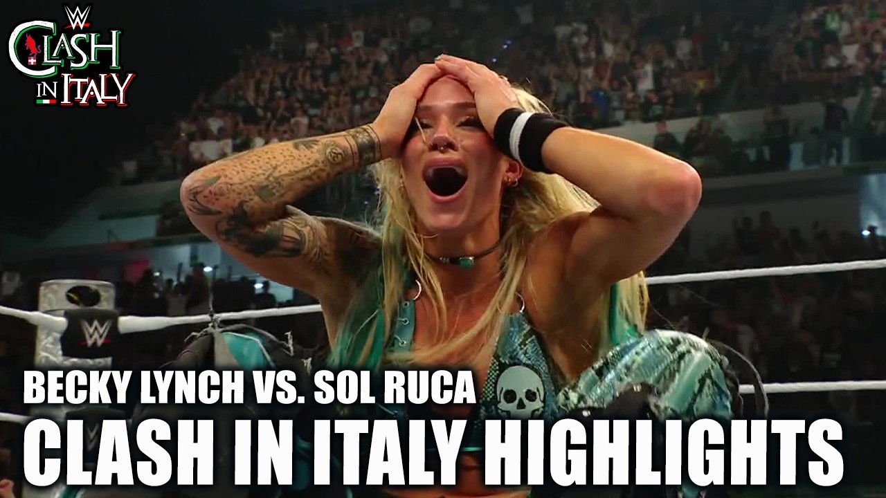 Women’s Intercontinental Championship 🏆 Becky Lynch vs. Sol Ruca | Clash in Italy | WWE on ESPN