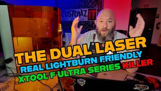 EM Smart SE Dual Laser Review Fiber and Diode AND LightBurn Compatible?! XTOOL KILLER