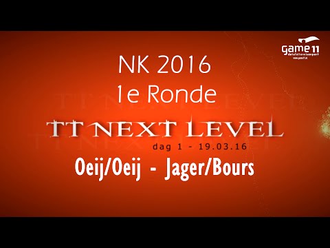 NK 2016 1e Ronde: Oeij/Oeij - Jager/Bours