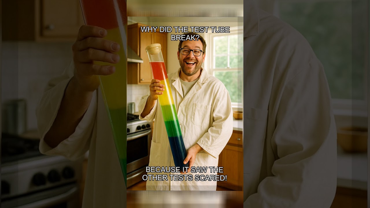 Why Did the Test Tube Break? A Goofy Science Joke!