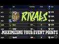 NFL RIVALS! How to Maximize You Event Points!
