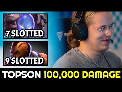 TOPSON 100,000 Damage Arc Warden — Intense Game vs 9 Slotted Anti Mage Dota 2