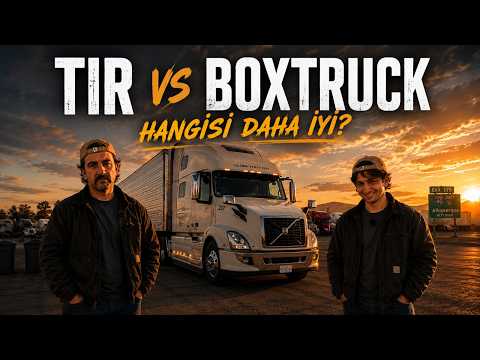 Amerika'da 1 Günlüğüne Tırcı Oldum - Tır mı daha iyi Boxtruck mı?