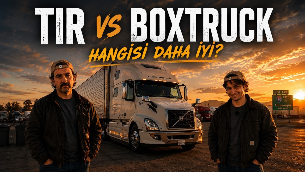 Amerika'da 1 Günlüğüne Tırcı Oldum - Tır mı daha iyi Boxtruck mı?