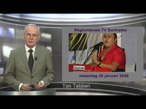 Regionieuws TV Suriname 26 januari 2026 ►Bronto in de bres voor Sally ► OWRO moet betalen ► Diaspora