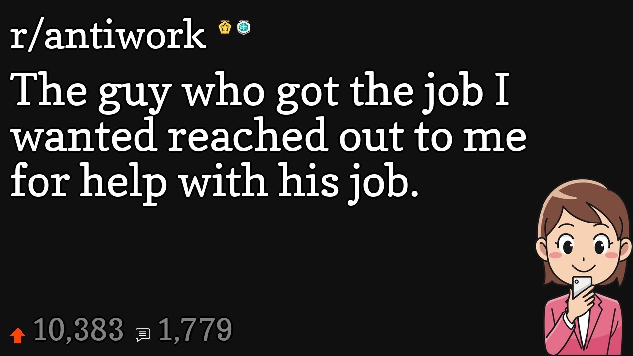 The guy who got the job I wanted reached out to me for help with his job.