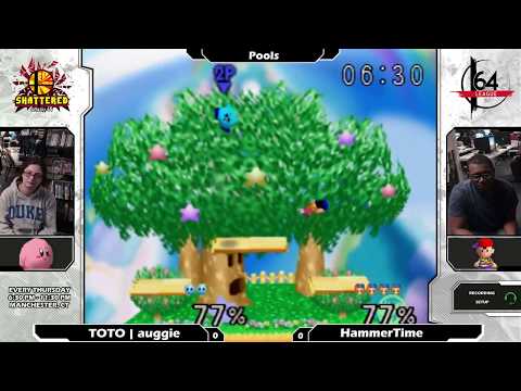 Smash 64: TOTO | auggie (Kirby) V HammerTime (Ness) - Shattered 98 Tourney