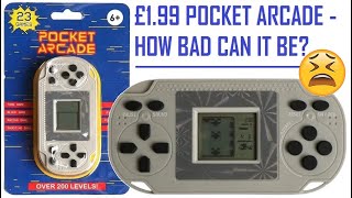 £1.99 Pocket Arcade Handheld Review - How Bad Can It Be?