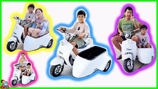เซอร์ไพรส์น้องบีม รถสกู๊ตเตอร์ไฟฟ้าพ่วง Nanobike เซอร์ไพรส์น้องบีม รถสกู๊ตเตอร์ไฟฟ้าพ่วง Nanobike